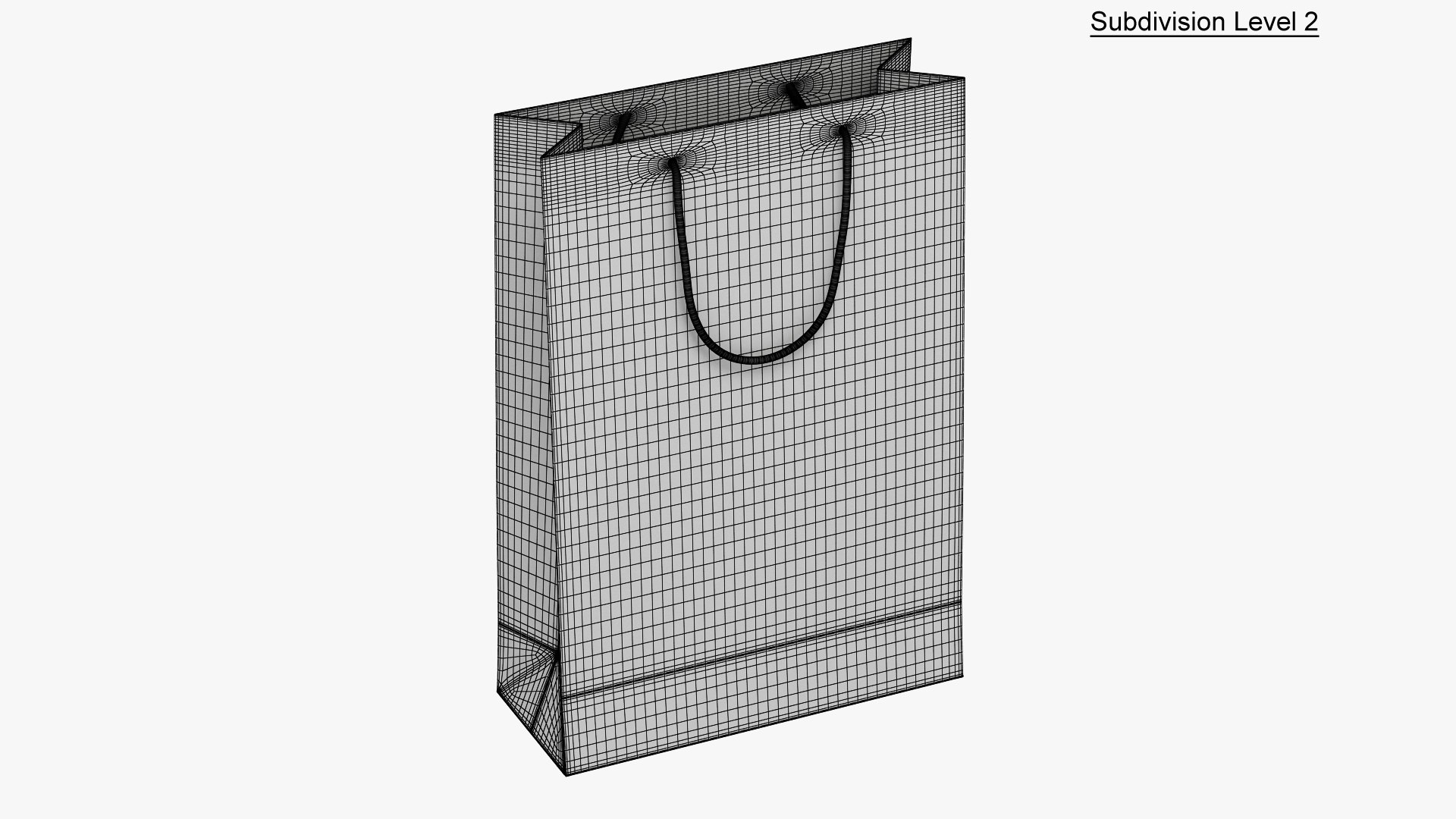 3D paper bag model - TurboSquid 1657070