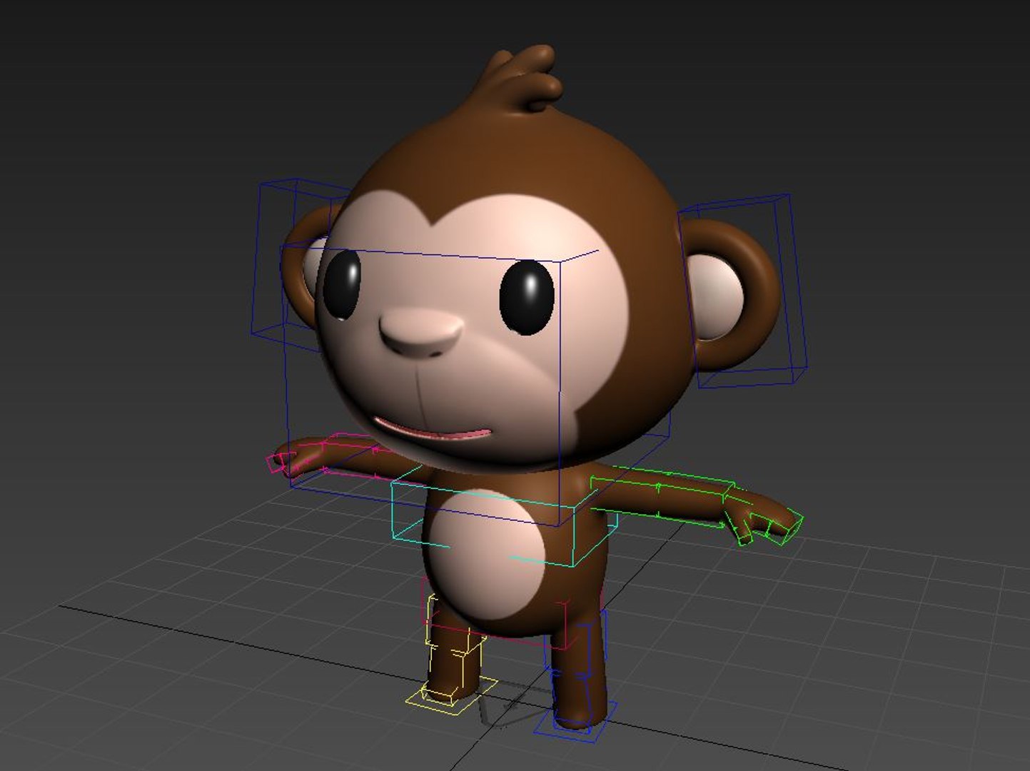rigged cartoon monkey character 3D model https://p.turbosquid.com/ts-thumb/sp/YPcbTt/upZ68W0z/09/jpg/1551966992/1920x1080/fit_q87/5a5a2936ae8071216f735fcd894ff573273b5b4d/09.jpg