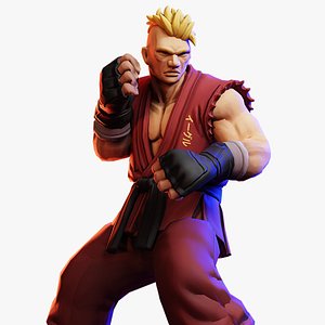 3D Stylized Fighter Character - EGL