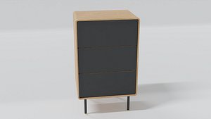 Fina Drawer 60 by Gazzda 3D model