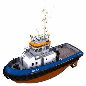 3d model harbour tug