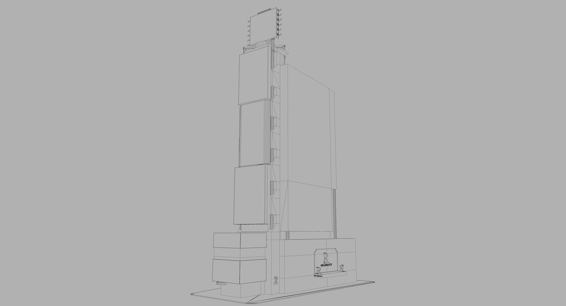 Ramada Renaissance Times Square Low Poly 3D Model - TurboSquid 2136690