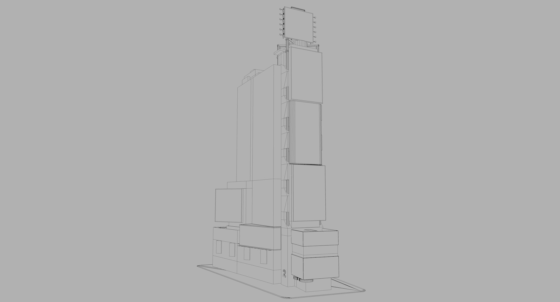 Ramada Renaissance Times Square Low Poly 3D Model - TurboSquid 2136690
