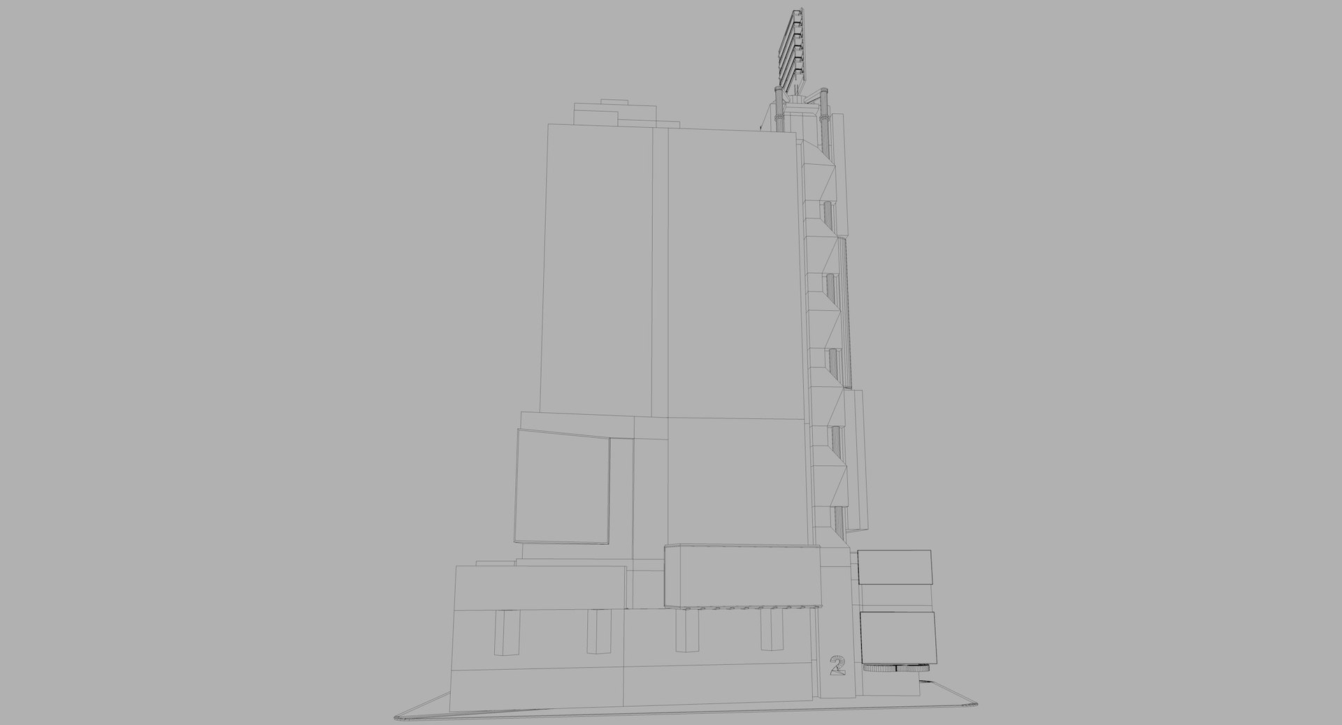 Ramada Renaissance Times Square Low Poly 3D Model - TurboSquid 2136690