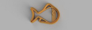FISH COOKIE CUTTER 3D