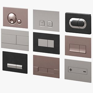 Flush Button For Installation 2 model