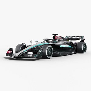 3D model F1 Mercedes W15
