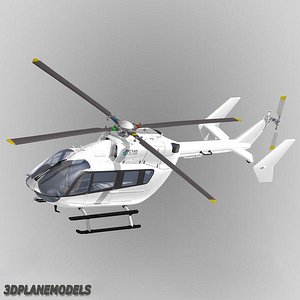 3d eurocopter ec 145 ec-145 model
