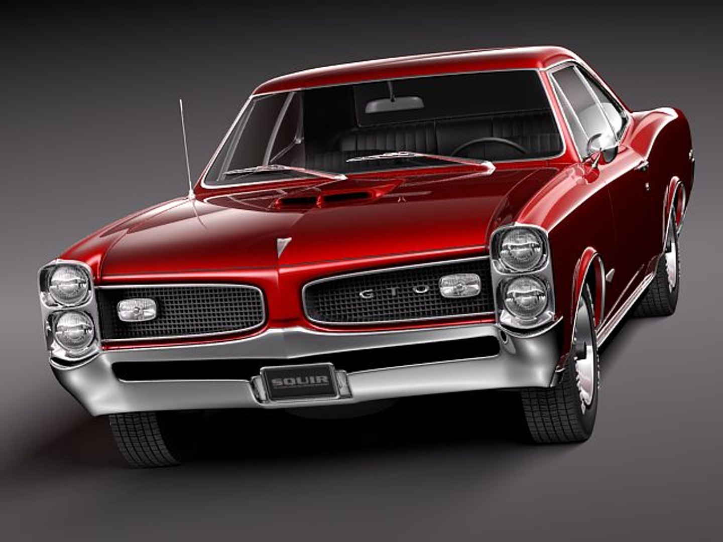 3d Pontiac Gto 1966 Sport Model