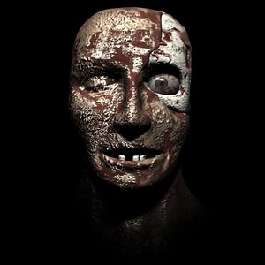3d zombies head