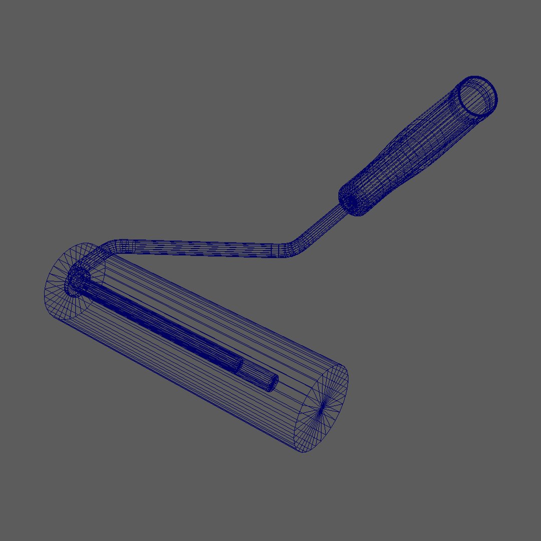 3D model painter https://p.turbosquid.com/ts-thumb/sp/xG4A6m/M87vISWa/roller_wireframe2/jpg/1546454664/1920x1080/fit_q87/264fc6aefde526fc23226beb09e2ee1b06d9caef/roller_wireframe2.jpg