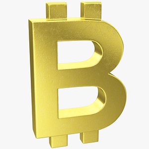 bitcoin symbol 3D