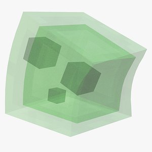 Minecraft Slime Rigged 3D Model Game Ready 4K PBR 3D