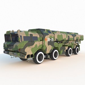 China CJ-10 Cruise Missile 3D model