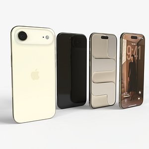 Apple Iphone Air 2025 Gold 3D
