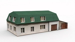 3D One-storey house