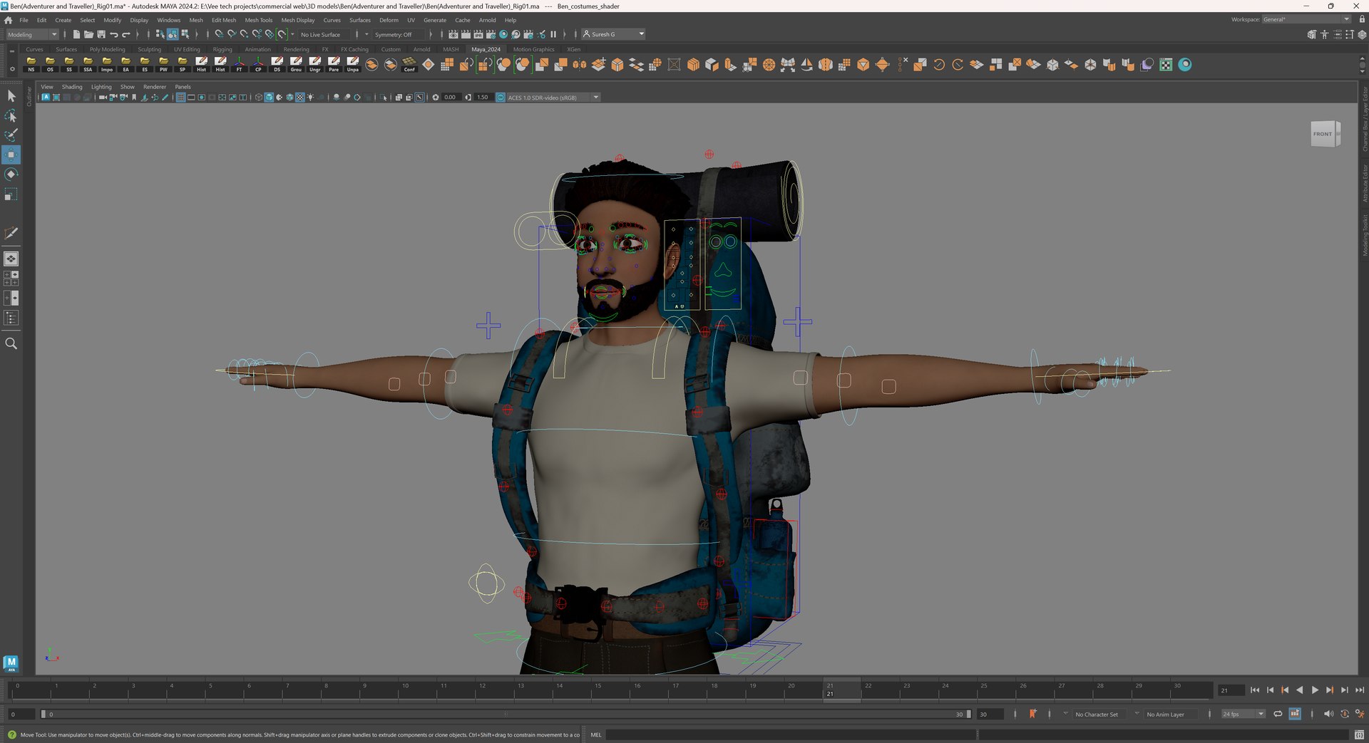 Semi-Realistic Traveler Ben - MAYA and Blender Rigged 3D model https://p.turbosquid.com/ts-thumb/sq/4nrL9I/Ei/benmayarigged03/png/1762430221/1920x1080/fit_q87/09c07bb010eca816bbc1892287862c604fc10595/benmayarigged03.jpg