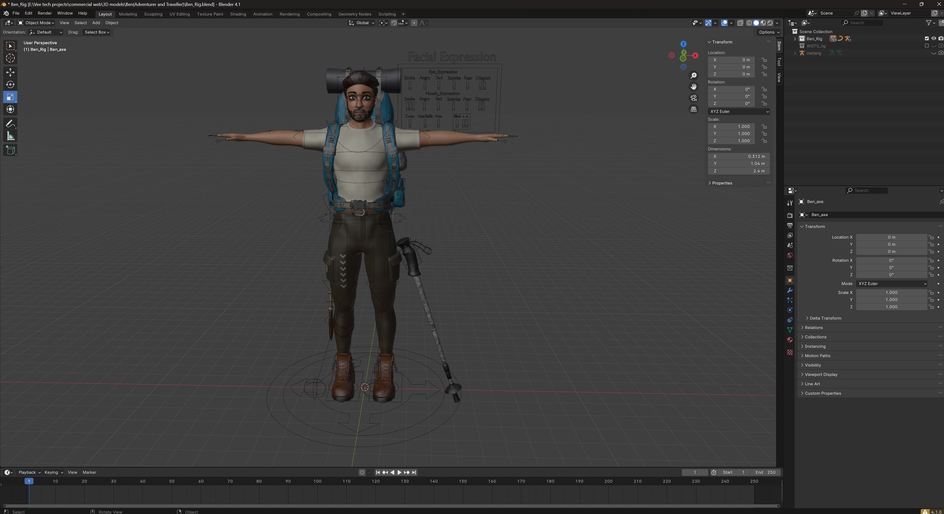 Semi-Realistic Traveler Ben - MAYA and Blender Rigged 3D model https://p.turbosquid.com/ts-thumb/sq/4nrL9I/Ju/benblenderrigged01/png/1762430240/1920x1080/fit_q87/81fa965d7a4d5825dbac7b3552f556e401f83c49/benblenderrigged01.jpg