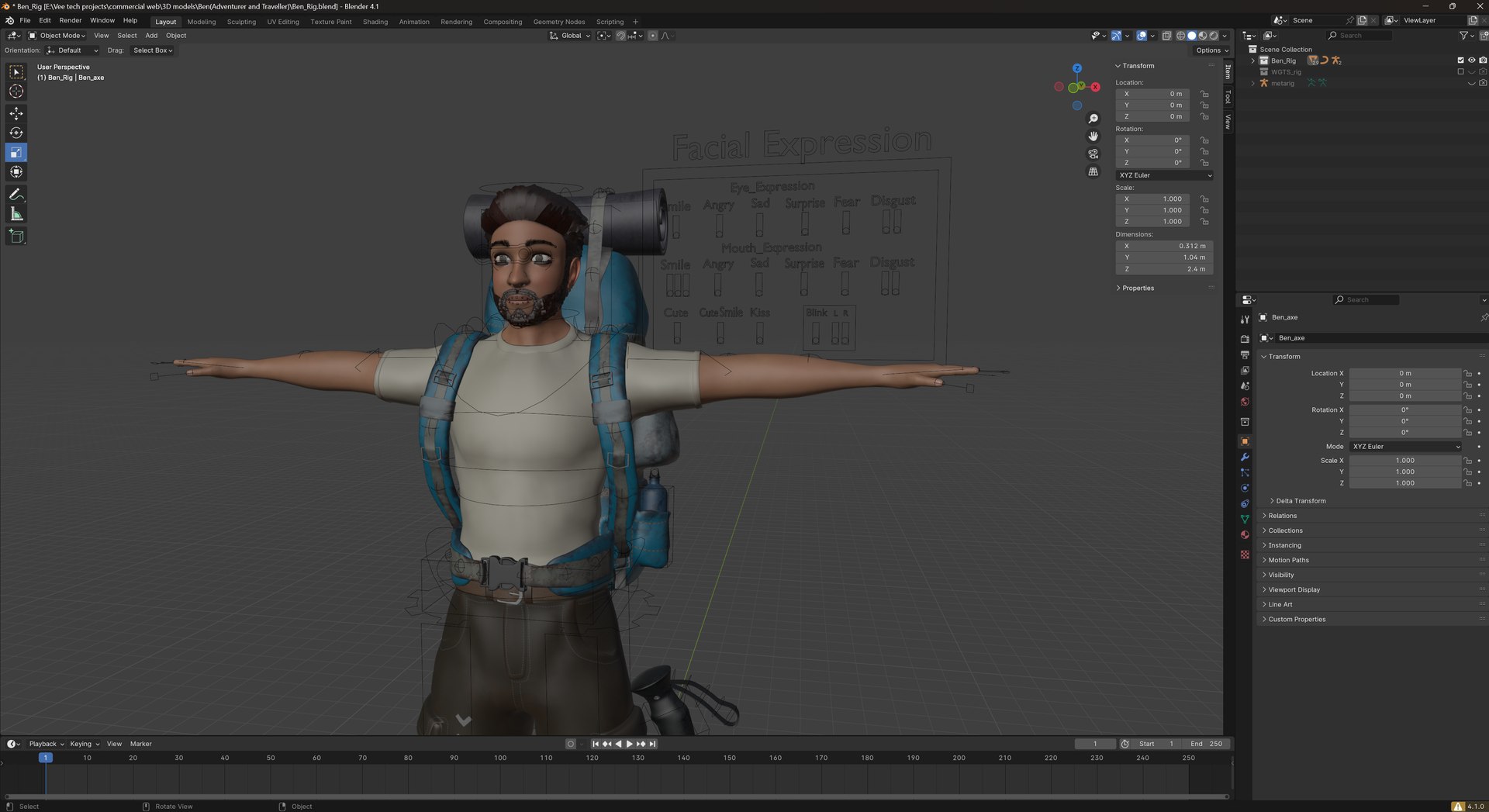 Semi-Realistic Traveler Ben - MAYA and Blender Rigged 3D model https://p.turbosquid.com/ts-thumb/sq/4nrL9I/W0/benblenderrigged03/png/1762430237/1920x1080/fit_q87/7daf5f67a8164fd58f348ae07a717df7aea5973d/benblenderrigged03.jpg