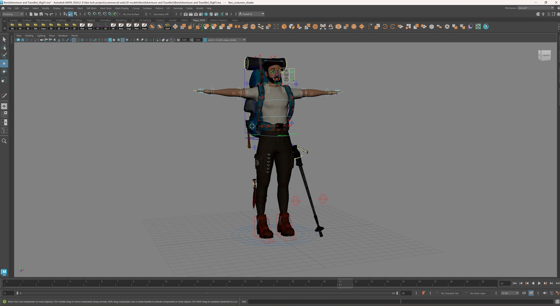 Semi-Realistic Traveler Ben - MAYA and Blender Rigged 3D model https://p.turbosquid.com/ts-thumb/sq/4nrL9I/pP/benmayarigged01/png/1762430229/1920x1080/fit_q87/feacbac5dafb3175ac7339f44bfd4353fbf71a8f/benmayarigged01.jpg