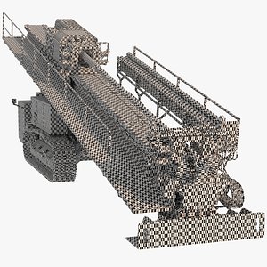 3D Rotary Drilling Rig UVW Only model