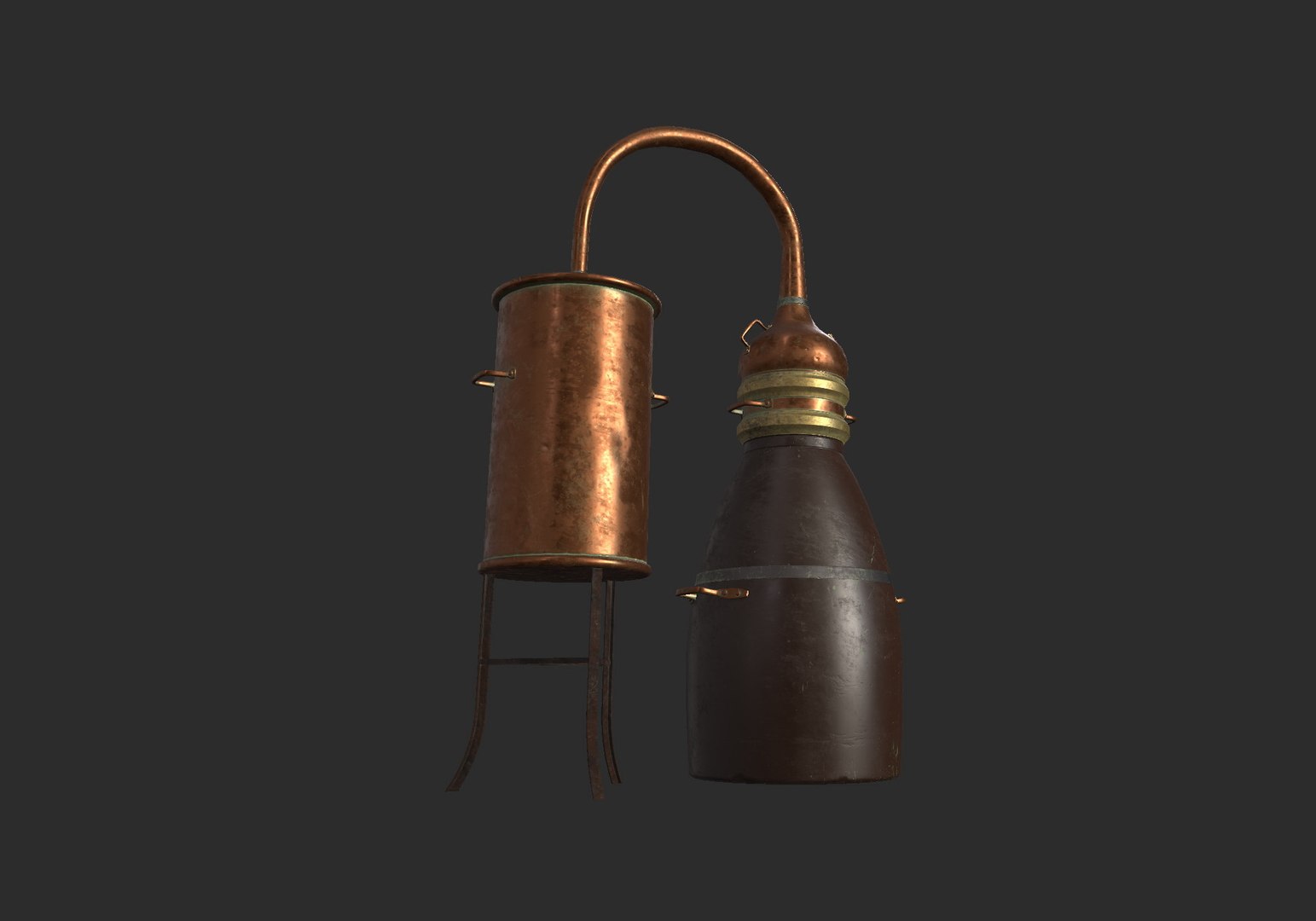 old distillation 3D https://p.turbosquid.com/ts-thumb/sq/8vGA0x/RkGED8Cf/bandicam20200719155447025/jpg/1595175150/1920x1080/fit_q87/c5bc0faff168f26fbe3cdbfc44d173685a65316d/bandicam20200719155447025.jpg