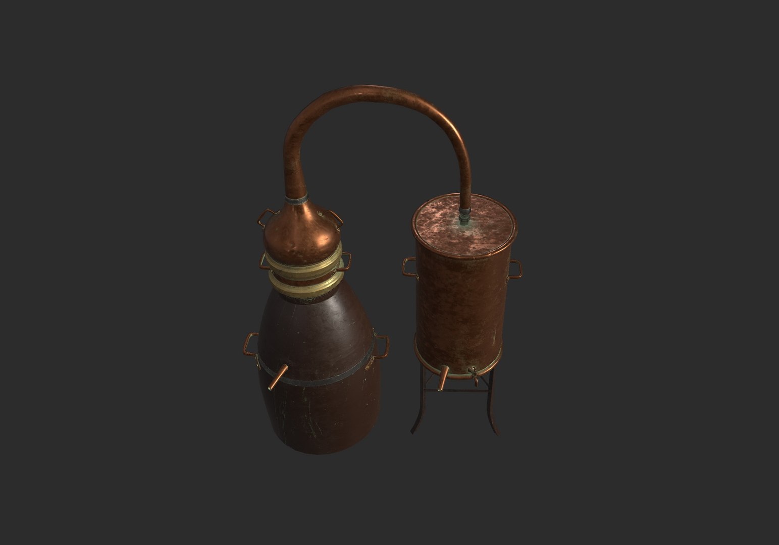 old distillation 3D https://p.turbosquid.com/ts-thumb/sq/8vGA0x/s9eOiHCz/bandicam20200719155514476/jpg/1595175150/1920x1080/fit_q87/a600fb778c19aa917a71ef3e4ba681484a39d224/bandicam20200719155514476.jpg