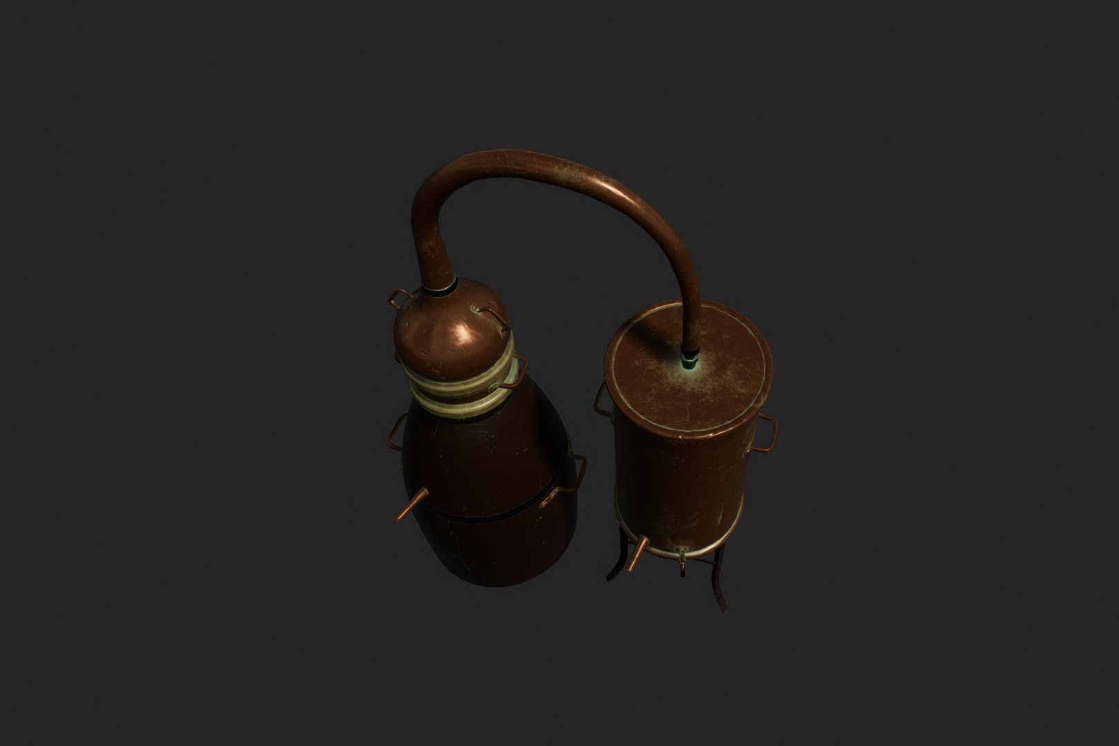 old distillation 3D https://p.turbosquid.com/ts-thumb/sq/8vGA0x/yfuXIvKd/bandicam20200719175129200/jpg/1595176566/1920x1080/fit_q87/380168c90c6e382243e94467a9fd36a36c8c6b32/bandicam20200719175129200.jpg