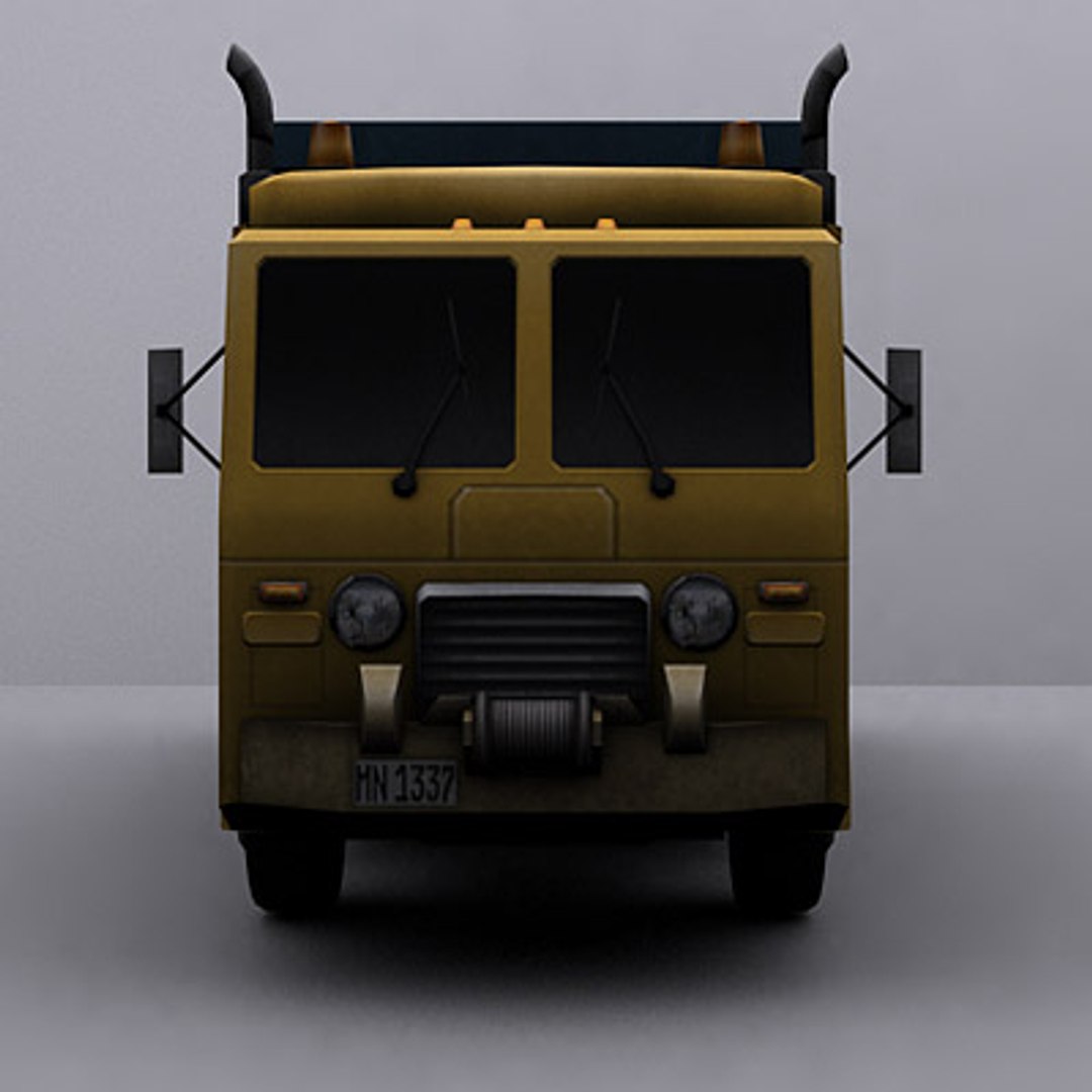 3d Ready Garbage Truck Model