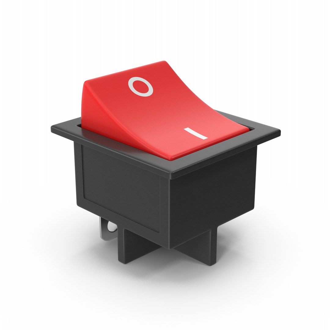 3D Power Switch - TurboSquid 1898546