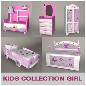 3ds max furniture little girl