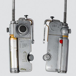 Portable Retro-Futuristic Telegraph Communication Device Sci-Fi Handheld Radio Controller