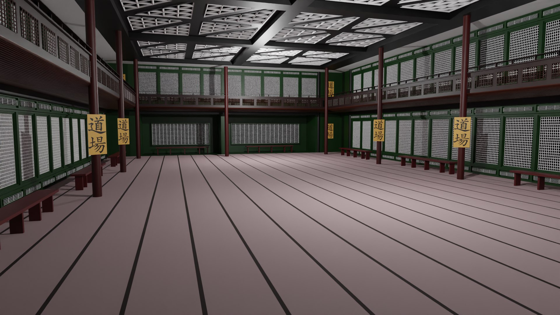 Japanese Dojo 3D Model - TurboSquid 2157995