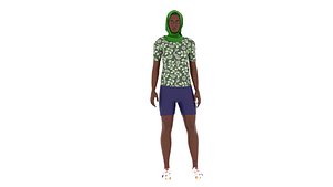 3D Hijab Woman model
