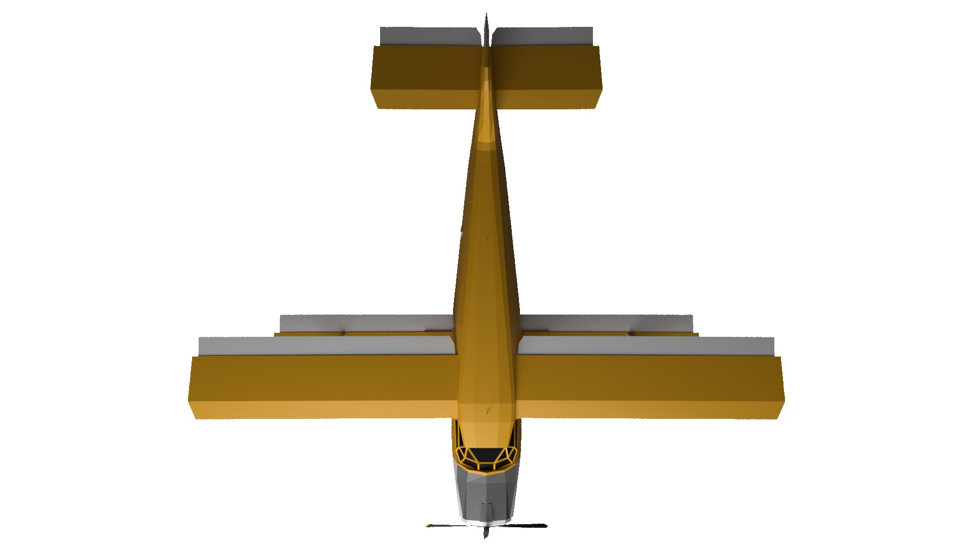 Lowpoly Biplane 3D Model - TurboSquid 2185140