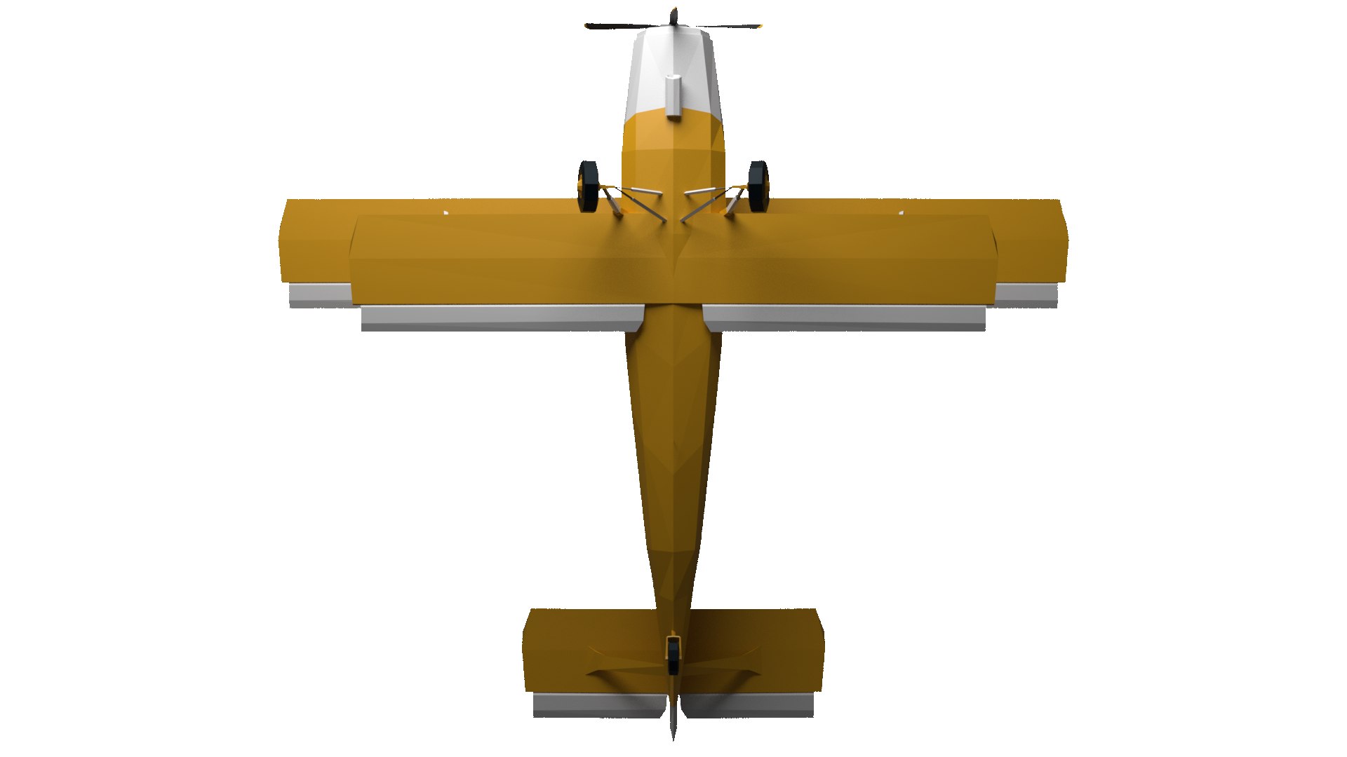 Lowpoly Biplane 3D Model - TurboSquid 2185140