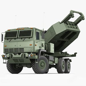 m142 himars军用卡车3D模型