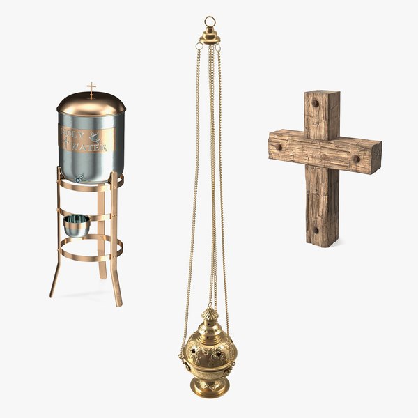 Coleção de Objetos Religiosos Modelo 3D - TurboSquid 2196565