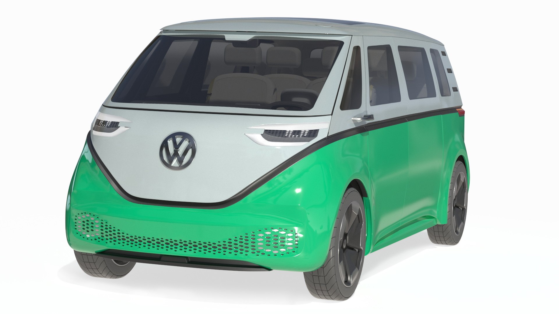 Volkswagen Electric ID Buzz 3D model preview