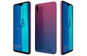 Huawei Y9 2019 Twilght Low Poly 3D model