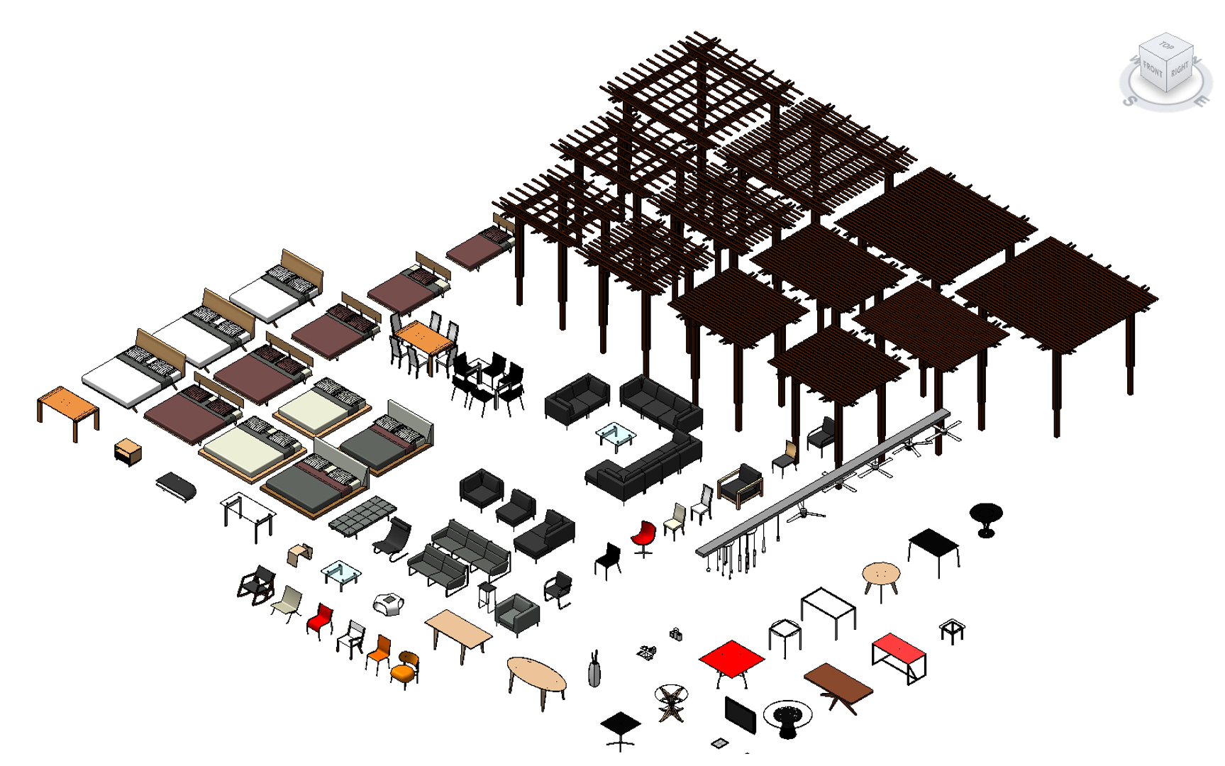 Мебель ikea Revit