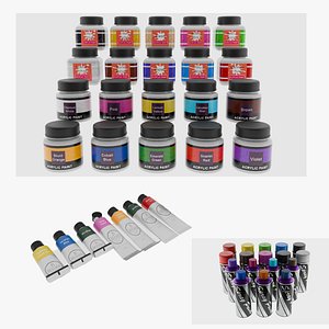 3D model Paint Accessories