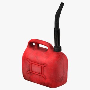 3D Fuel Canister Dirty model