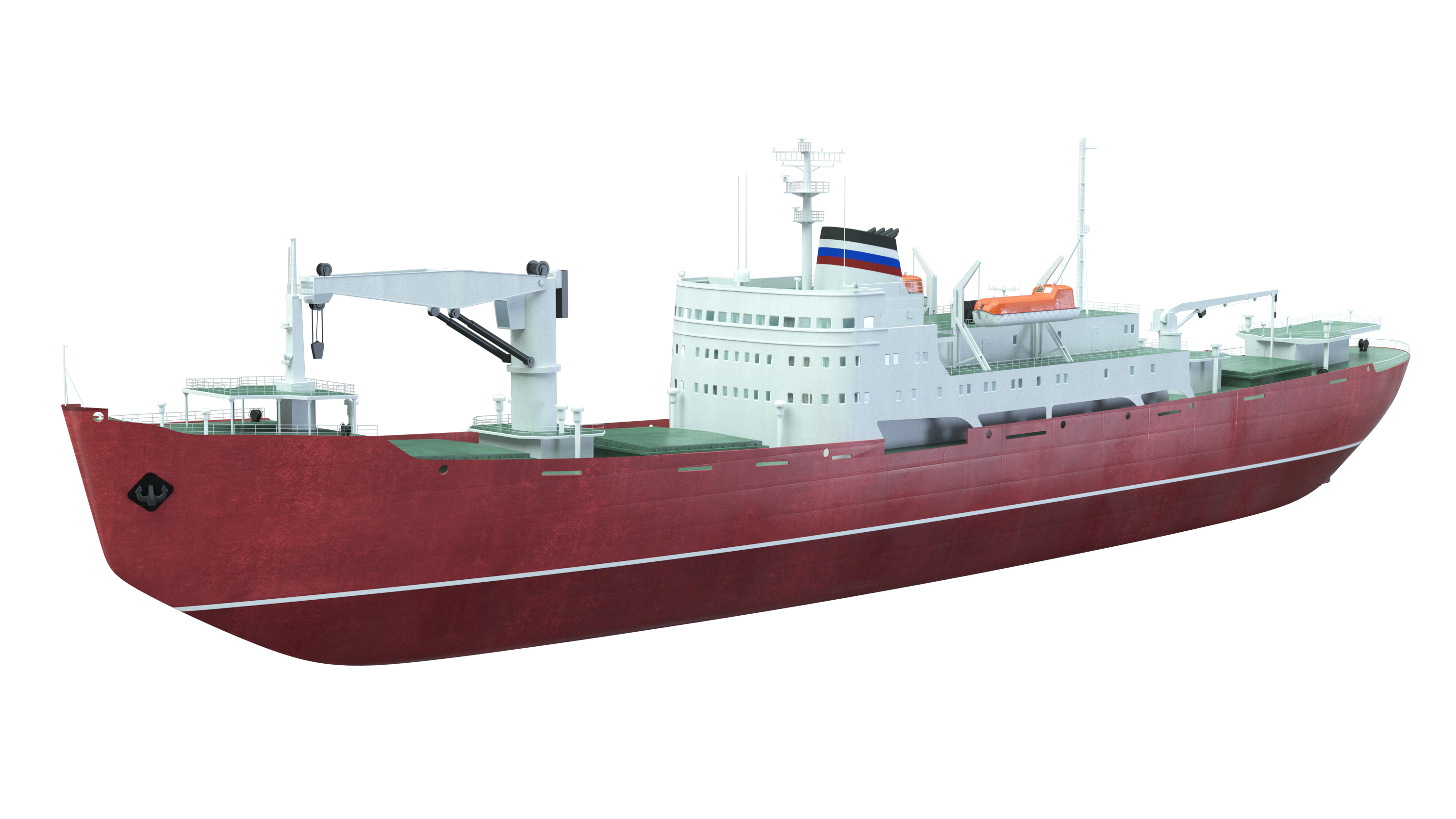 3D Large sea dry-cargo transport Yauza project 550M model - TurboSquid ...