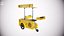 3D Mobile Food Cart hot-Dog