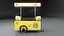 3D Mobile Food Cart hot-Dog