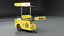 3D Mobile Food Cart hot-Dog
