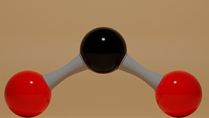 Carbon Dioxide Molecular CO2