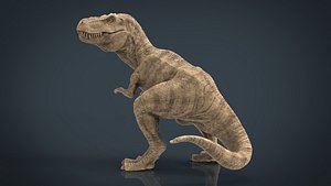 tyranossaurus rex sculpture 3D