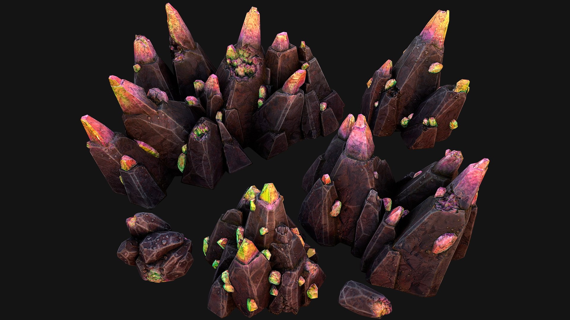 3D Cave Crystal Gemstone Ore model https://p.turbosquid.com/ts-thumb/sq/dkmS63/ys/obsidiancrystalorange1/png/1731856941/1920x1080/fit_q87/70cd455e526537db27c9b916dd9a8eecff31e0f6/obsidiancrystalorange1.jpg